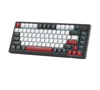 Compatible con Teclado mecánico for Juegos MageGee 75% con Perilla de Control, Cable retroiluminado Azul for PC Windows, Interruptor Rojo o Amarillo(Red Switch)