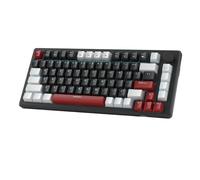 Compatible con Teclado mecánico for Juegos MageGee 75% con Perilla de Control, Cable retroiluminado Azul for PC Windows, Interruptor Rojo o Amarillo(Yellow Switch)