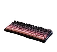 Compatible con Teclado mecánico magnético for Juegos Ajazz AK820 MAX 75%, Pantalla y perillas, RGB, conexión trimodo(Wired-Pink-Magnetic)