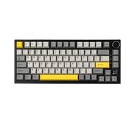 Compatible con Teclado TFT inalámbrico Ajazz AK820 Pro | Montaje de junta al 75% con pantalla TFT. Inalámbrico trimodal for Mac/Win.(Ajazz Gift Switch,Gray)