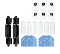 Compatible Con Tefal, Compatible Con Rowenta, X-plorer Serie 75S RR8577WH, + RG8597W / RR8587WH Accesorios Cepillo Filtro Hepa Trapeador Toallita Bolsa for El Polvo Reemplazo Del Rollo(Set7)