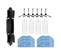 Compatible Con Tefal, Compatible Con Rowenta, X-plorer Serie 75S RR8577WH, + RG8597W / RR8587WH Accesorios Cepillo Filtro Hepa Trapeador Toallita Bolsa for El Polvo Reemplazo Del Rollo(Set4)