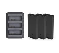 Compatible con Tello Drone, cargador inteligente con paquete de 3 baterías de vuelo de 1100 mAh y estación central de carga