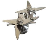 Compatible Con Thomas Kook, Licuadora De Acero Inoxidable 304, Cuchilla For Licuadora, Cuchilla For Contenedor, Reemplaza La Taza Mezcladora Eléctrica, Gran Capacidad, 2 Uds.