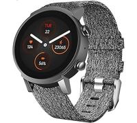 Compatible con TicWatch Atlas,20 mm,22 mm,24 mm, Nueva correa de silicona con hebilla de metal compatible con Ticwatch Atlas,Pro 5 Enduro,Pro 5,Pro 3 Ultra BT/ LTE version,Pro,E2,E3 (Gris, 24mm)