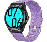 Compatible con TicWatch Atlas,20 mm,22 mm,24 mm, Nueva correa de silicona con hebilla de metal compatible con Ticwatch Atlas,Pro 5 Enduro,Pro 5,Pro 3 Ultra BT/ LTE version,Pro,E2,E3 (Púrpura, 20mm)