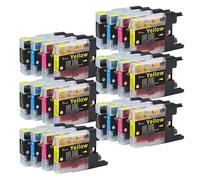 Compatible con Tinta Brother LC1280 for LC1240 LC1220 for MFC-J280W,MFC-J425W,MFC-J430W,MFC-J435W,MFC-J5910DW,MFC-J6510DW,DCP-J925DW(6SET)