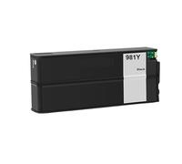 Compatible con Tinta Cian HP 556/586/E58650 981Y. | Tinta pigmentada de primera calidad for impresiones empresariales con colores vivos.(1PCS Black)