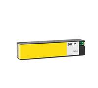 Compatible con Tinta Cian HP 556/586/E58650 981Y. | Tinta pigmentada de primera calidad for impresiones empresariales con colores vivos.(1PCS Yellow)