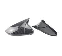 Compatible con Touran L 2016 2017 2018 2019 Carcasa de Espejo Lateral de Puerta de ala Cubiertas de Espejo de ala de Coche Carcasa de Espejo retrovisor (Aspecto de Fibra de Carbono)