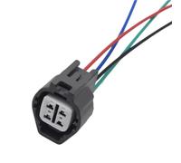 Compatible Con Toyota 4 Pines Hembra Macho Automotriz Conector Impermeable Sensor Oxígeno Arnés Enchufe 90980-11178 90980-11177 6189-0256 Enchufe Arnés Conector(1 x 15cm wire-1)