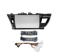 Compatible con Toyota Corolla Levin Auris 2014-2016. Panel frontal de 10.1 pulgadas para radio coche, reproductor estéreo, unidad principal 2 DIN Consola central del coche Panel(Frame and cable-LHD)