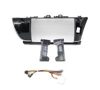 Compatible con Toyota Corolla Levin Auris 2014-2016. Panel frontal de 10.1 pulgadas para radio coche, reproductor estéreo, unidad principal 2 DIN Consola central del coche Panel(Frame and cable-RHD)