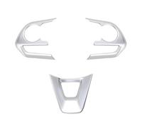 Compatible Con Toyota Para Avalon Para Corolla Para Cross Para Rav4 2019 2020 2021 2022 2023 Embellecedor Pegatinas Para Panel Volante auto interiores coche(Silver)