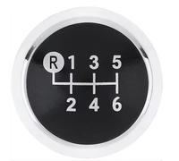 Compatible Con Toyota Para Avensis Para Urban Para Cruiser 5/6 Velocidades Palanca De Cambios Manual Tapa Emblema Para Insignia Tapa De Palanca De Cambios(1X 6 speed)