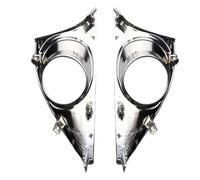 Compatible Con Toyota Para Camry 2012-2014 Cubierta De Luz Antiniebla Del Parachoques Delantero Izquierdo Derecho Del Coche ABS Cromado Capó De La Lámpara Antiniebla antiniebla rejilla auto(Left and R