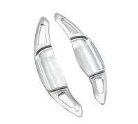 Compatible con Toyota para Camry 2018-2019 Extensión de palanca de cambios para volante de coche aleación de aluminio paletas cambio velocidad(Silver)