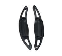 Compatible con Toyota para Camry 2018-2019 Extensión de palanca de cambios para volante de coche aleación de aluminio paletas cambio velocidad(Black)