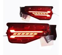 Compatible Con Toyota Para Fortuner SW4 2015 2016 2017 2018 2019 2020 Reflector Parachoques Trasero Luz Antiniebla Freno Accesorios(A)