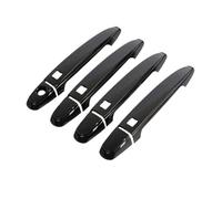 Compatible con Toyota para Land for Cruiser para Prado 120 J1120 2003-2009 2003-2009, fundas protectoras para manijas de puerta lateral del pasajero (mango E 1 cerradura) (D 4 entradas sin llave)