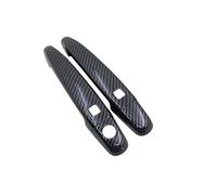 Compatible con Toyota para Land for Cruiser para Prado 120 J1120 2003-2009 2003-2009, fundas protectoras para manijas de puerta lateral del pasajero (mango C 1 cerradura) (E 2 entrada sin llave)