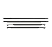 Compatible Con Toyota Para Prius 2010-2015 4 Piezas Burlete De Ventana Puerta Lateral Exterior Cinturón De Vidrio Moldura Sellado Burlete De Ventana Coche