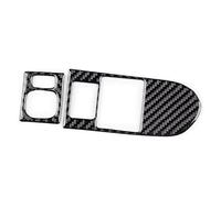 Compatible Con Toyota Para Yaris 2006 2007 2008 2009 2010 2011 LHD Cubierta De Botón De Espejo Retrovisor Para Faros Delanteros De Coche, Pegatina Interior Accesorios decoración(Negro)