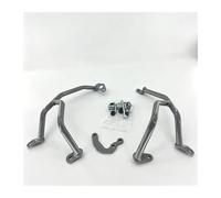 Compatible Con Tracer 9GT 2021-2025 Barras De Protección Para Parachoques Marco De Barra Choque De Protección Carretera De Motor De Motocicleta(Silver lower part)