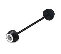 Compatible con Tracer 9GT Tracer9gt 2021-2024, Horquilla de eje delantero y trasero de la motocicleta, Control deslizante de protección contra caídas antigolpes (Front Silver)