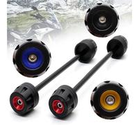Compatible Con TRACER7 TRACER9 2021 MT09 MT07 Tracer 700 900 GT 2022, Deslizador De Choque De Horquilla De Eje Delantero Y Trasero De Motocicleta(Black)