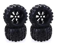 Compatible con Traxxas para Maxx para Tmaxx para E-Revo para Revo 3.3, para JLB para Cheetah Juego De Neumáticos Y Ruedas para Camión RC Escala 1/8 RC Coche NeumáTico Piezas