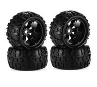 Compatible con Traxxas para Maxx para Tmaxx para E-Revo para Revo 3.3, para JLB para Cheetah Juego De Neumáticos Y Ruedas para Camión RC Escala 1/8 RC Coche NeumáTico Piezas