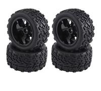 Compatible con Traxxas para Rustler 2Wd 4X4 para VXL para Redcat 1/10 RC Cars Upgrade Parts Truck Wheels and Tires 12Mm Hex Neumáticos RC
