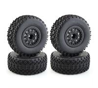 Compatible con Traxxas para Slash para Arrma para Senton para HuanQi 727 1/10 RC Car 4 Piezas 112 mm Short Course Truck Tires Neumático 12 mm Rueda Hex Neumáticos Coche RC