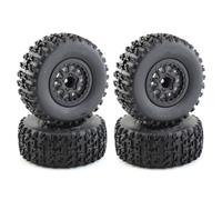 Compatible con Traxxas para Slash para Arrma para Senton para HuanQi 727 1/10 RC Car 4 Piezas 112 mm Short Course Truck Tires Neumático 12 mm Rueda Hex Neumáticos Coche RC