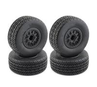 Compatible con Traxxas para Slash para Arrma para Senton para HuanQi 727 1/10 RC Car 4 Piezas 112 mm Short Course Truck Tires Neumático 12 mm Rueda Hex Neumáticos Coche RC