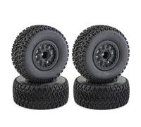 Compatible con Traxxas para Slash para Arrma para Senton para HuanQi 727 1/10 RC Car 4 Piezas 112 mm Short Course Truck Tires Neumático 12 mm Rueda Hex Neumáticos Coche RC