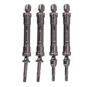 Compatible con Traxxas para Slash para Rustle para Stampede para VXL 4X4 1/10 RC Piezas De Mejora 4 Uds Eje De Transmisión Delantero Y Trasero De Metal RC Eje Transmisión Coche