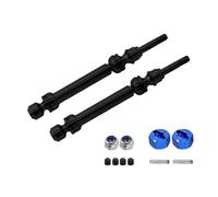Compatible con Traxxas para Slash para Rustler para Stampede para Hoss 1/10 RC Piezas De Coche Eje De Transmisión Delantero Trasero De Metal Eje De Transmisión CVD Piezas Accesorio RC(Black,Front)