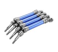 Compatible con Traxxas para Slash para Rustler para Stampede para Hoss para VXL 4X4 1/10 RC Car 4 Uds Eje De Transmisión Delantero Y Trasero De Metal CVD RC Eje Transmisión Coche