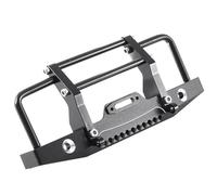 Compatible con Traxxas para TRX-4M 1/18 Coche Trepador De Control Remoto Piezas De Mejora Accesorios De Repuesto Parachoques Delantero De Metal con Gancho De Remolque Accesorios RC