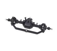Compatible con Traxxas para Trx-4m 1/18 RC Crawler, Piezas De Repuesto De Plástico, Juego De Eje Delantero Y Trasero Completo con Soporte De Servo. Accesorios RC
