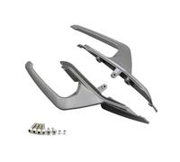 Compatible con Trident 660 Compatible con Trident 2021-2025 Kit Trasero de reposabrazos Trasero de Aluminio Pillion Mango de Pasajero 2022 2023 Reposabrazos(Dark Grey)