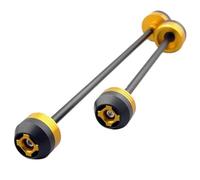 Compatible Con Trident/TIGER 660 2020 2021 2022 2023 Protector De Choque De Deslizadores De Eje Trasero Delantero De Motocicleta(Gold-Front Rear)