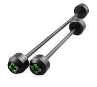 Compatible Con Trident/TIGER 660 2020 2021 2022 2023 Protector De Choque De Deslizadores De Eje Trasero Delantero De Motocicleta(Green-Front Rear)