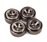 Compatible con TRX4-M para Bronco para Defender FCX24 SCX24 AX24 Llantas Beadlock Que Se Adaptan A Neumáticos TRX4M para Actualización De Orugas RC 1/18 Neumáticos Coche RC