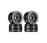 Compatible con TRX4M para SCX24 AX24 FCX24 K5 para Blazer para Neumáticos De Goma De 1,0 Pulgadas Y Llantas De Metal para 1/18 1/24 RC Car Crawler RC Ruedas Llantas(Wheel hub)