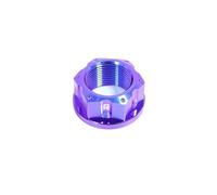 Compatible con tuerca basculante de eje trasero de titanio RTAMO M22 M24 M25 × 1,5 de paso for motocicleta(Purple,M22X1.5P)