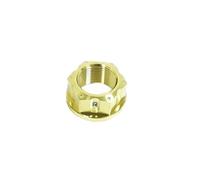 Compatible con tuerca basculante de eje trasero de titanio RTAMO M22 M24 M25 × 1,5 de paso for motocicleta(Gold,M22X1.5P)