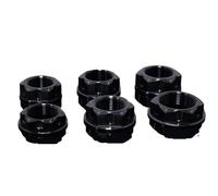 Compatible con tuerca de yugo de titanio RTAMO Gr5 M22 M24 M25 M30, sujetador CNC for motocicleta y bicicleta, 1 unidad(Black,M22X1.0P)